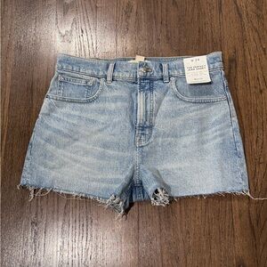 NWT Madewell Light Blue Jean Shorts